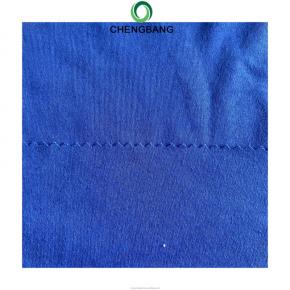 Factory Wholesale Royal Blue TC 6535 Cotton Polyester Interlock Knitted Fabric