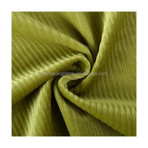  Factory Wholesale 95% Polyester 5% Spandex Four Way Stretchy Velvet 3D Corduroy Fabric for Sofa